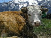 Alpine Cow Jigsaw