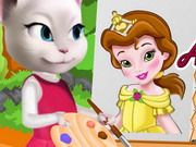 Angela Painting Baby Belle