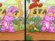 Bunny And Turtle: Spot The Difference 