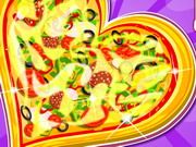 Delicious Heart Pizza