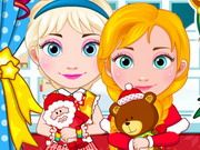 Elsa And Anna Babies Christmas