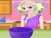 Elsa Cooking Ricotta Pie