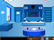 Modern Blue Room Escape