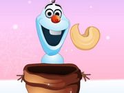 Olaf Catching Nuts