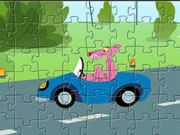 Pink Panther Racing Puzzl