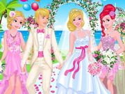 Princesses At Barbie's Wedding