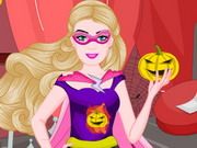 Super Barbie Halloween Room Cleaning