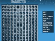 Word Search Gameplay 18: Insects