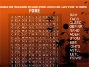 Word Search Gameplay 6: Fore